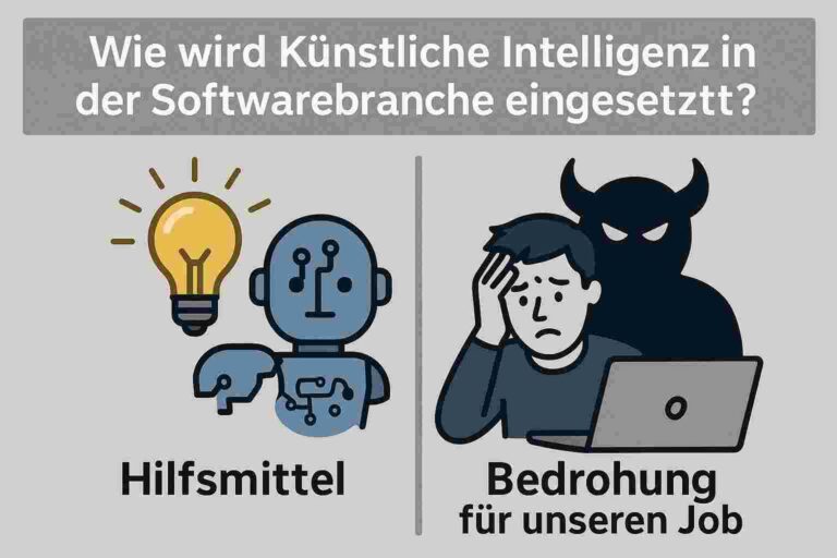 Wie wird ünstliche Intelligenz in der Softwarebranche eingesetzt? Ein Hilfsmittel oder eine Bedrohung für unseren Job?